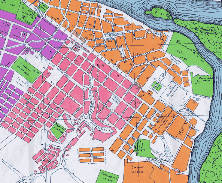 Карта осадков старый городок