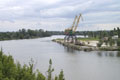 Новомосковськ. р. Самара. Річковий порт