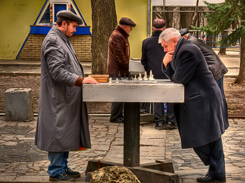 Chess players hdri 