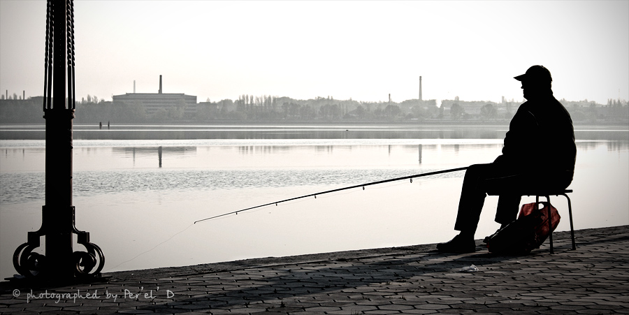 waiting for the smoke  