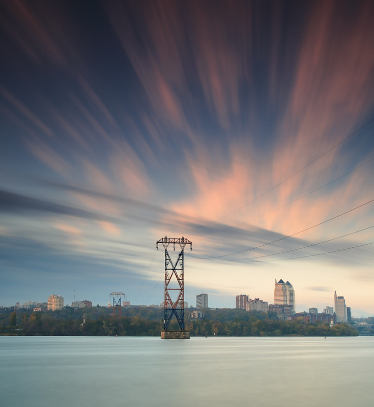 Morning movements above the city  