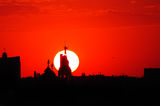 Дніпровський захід сонця