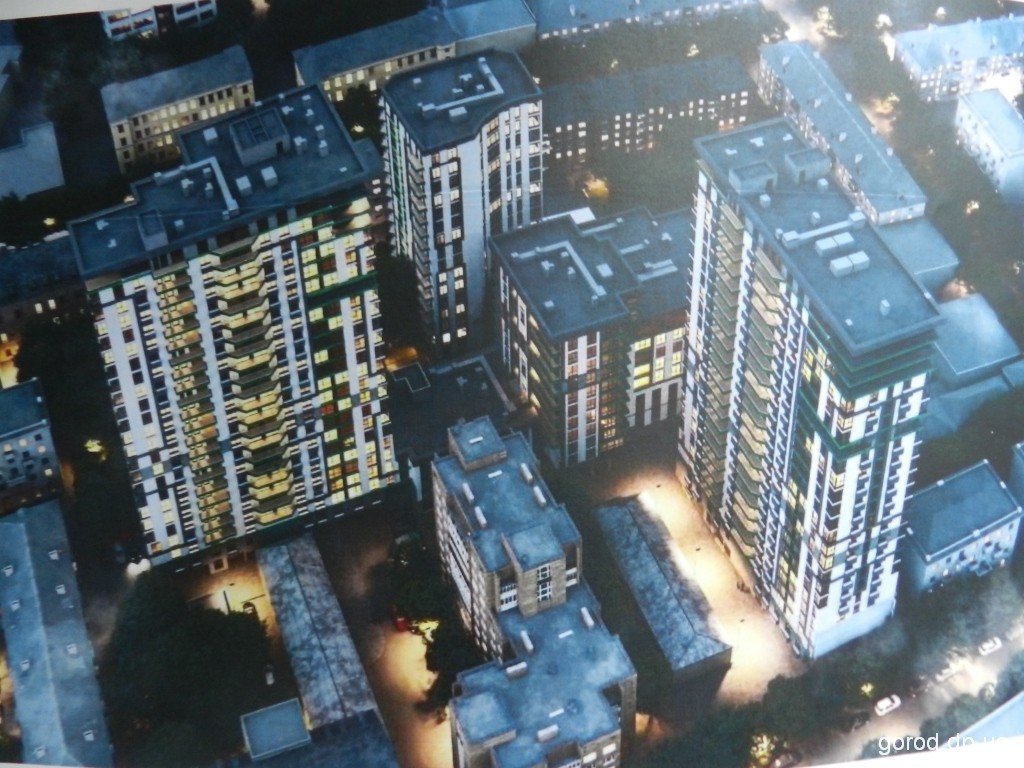Проект высотного комплекса по ул. В. Мономаха, 6.  Новости градсовета: этажи рвутся в небо