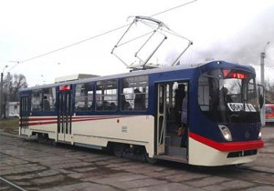 Новый трамвай в Днепродзержинске