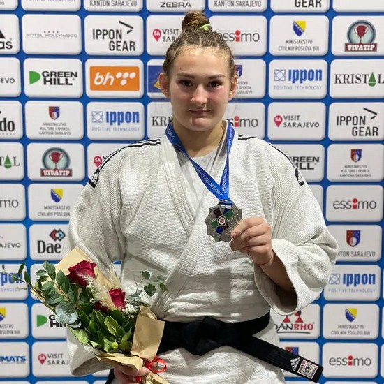 Спортсменка з Дніпра стала срібною призеркою молодіжного Чемпіонату Європи U23 з дзюдо