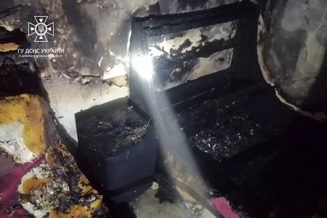 В Днепре пожарные ликвидировали возгорание в квартире на Запорожском шоссе