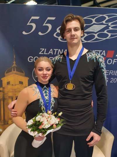 Днепровская пара фигуристов – бронзовые призеры международного турнира